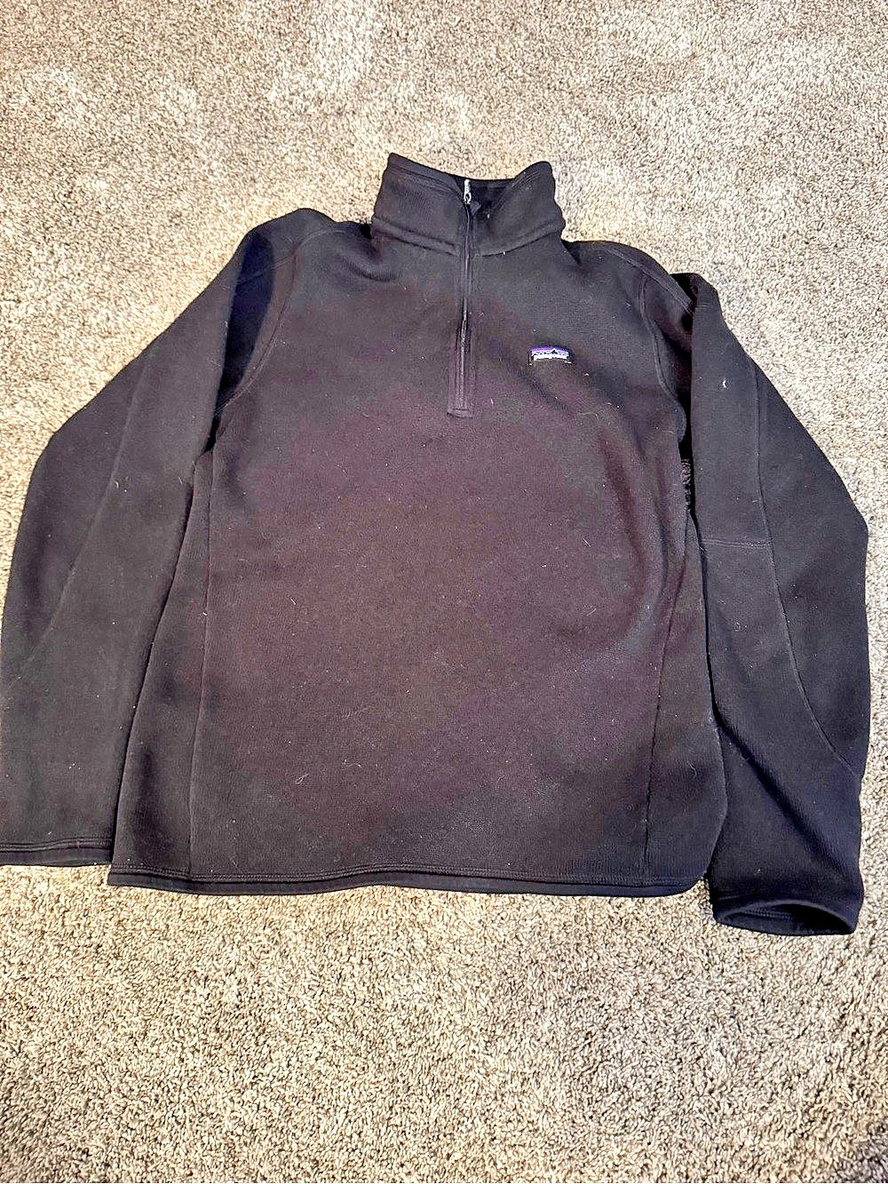 Patagonia Better Sweater Women’s Medium Black Quarter-Zip